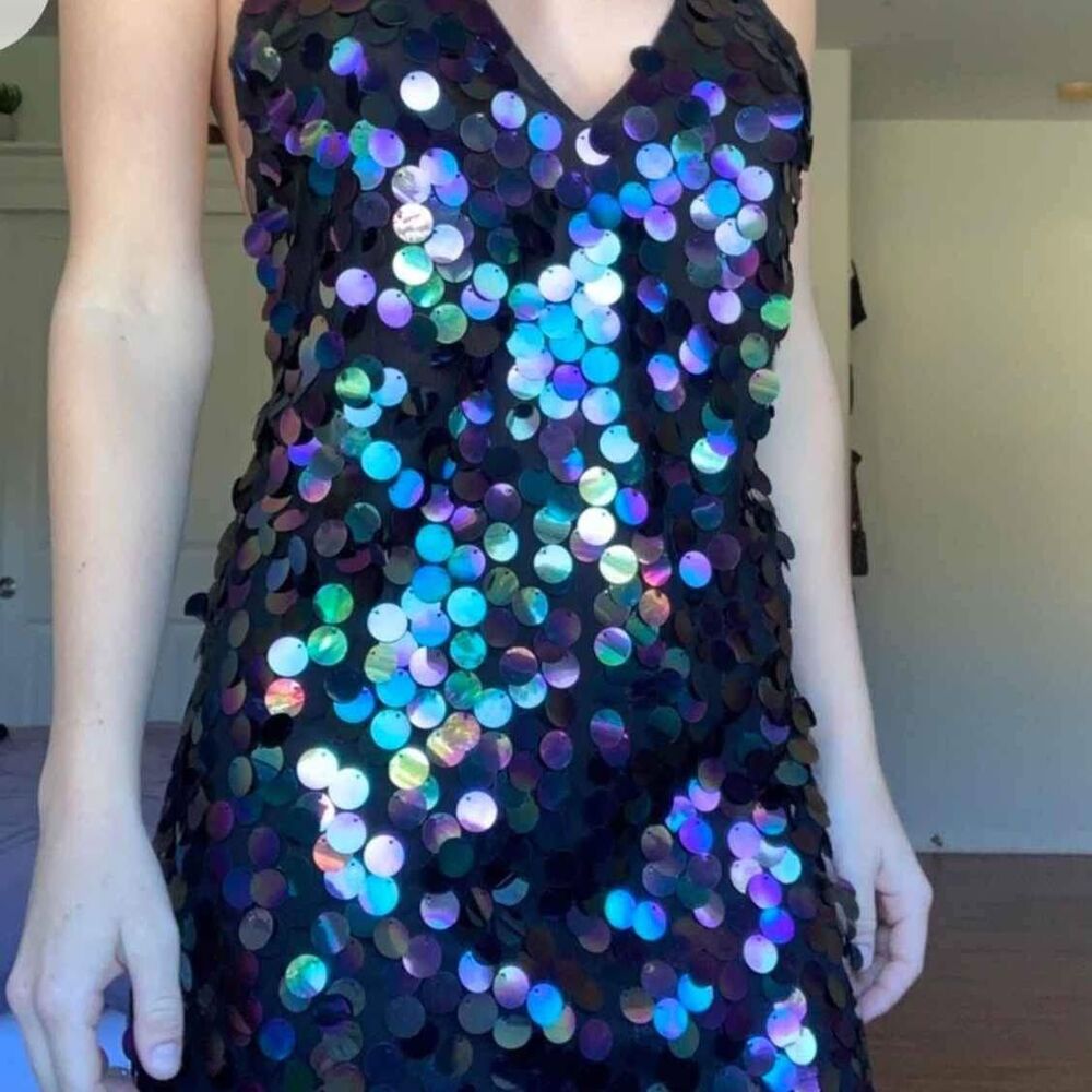 Sequin mini dress NWT